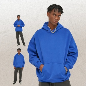2024 New Arrivals Unisex Fleece Streetwear Tracksuit Set Hooded Crop <b>Top</b> Knee-Length Pants <b>Patchwork</b> Decoration 100% Cotton - Product Image 1