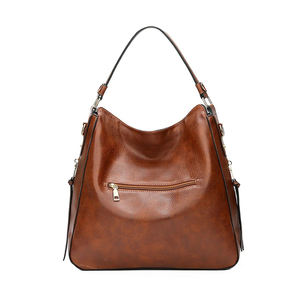 Bolso de mano con cremallera de cuero genuino personalizado de alta calidad para mujer Bolso de mano recién llegado - Product Image 1
