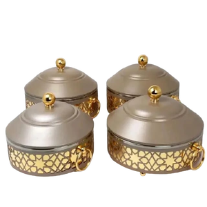 Casserole en métal arabe de Style moyen-orient chauffe-aliments Design Antique Buffet de nourriture marmite maison hôtel et Restaurant marmite - Product Image 1