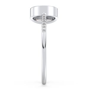 Anillos de Compromiso de Oro Sólido de 14K con Moissanita, Precio al por Mayor de REYES, para Mujer, Alta Calidad, Certificado GRA, Joyería Fina - Product Image 5