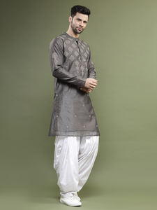 Nouveau designer indien et pakistanais vêtements ethniques pour hommes ensembles de pyjama Kurta pour mariage et festival porter au prix de gros - Product Image 6