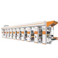 Mesin Cetak Rotogravure 8 Warna Otomatis Kecepatan Tinggi Baru MOHINDRA 300-600 M/menit dengan Pemandu Kertas Elektronik 500mm.