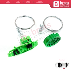 Kit de Reparación de Elevalunas Trasero Izquierdo BWR980 para 1 E87 2003-2012 Hatchback de 5 Puertas 51357138467 - Product Image 4