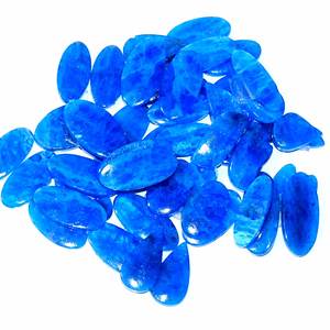 Par de piedras preciosas sueltas de apatita natural, precio al por mayor, último par, pendientes de uso, piedras preciosas sueltas naturales para hacer joyas - Product Image 3