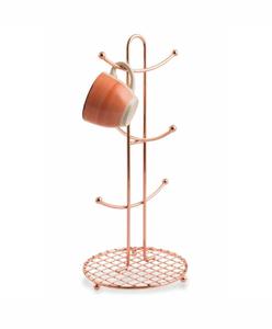 Decorative Metal Mug Holder With Hooks For Displaying <b>Coffee</b> Cups In Cafes And Modern Kitchen Interiors - Product Image 1