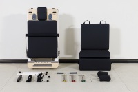 Machine de Pilates pliable professionnelle avec cadre en aluminium, design multifonctionnel et portable, garantie de 5 ans