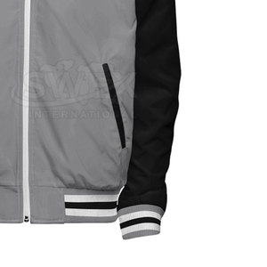 High Quality Latest Design <b>Men</b> Zipper Letterman Winter <b>Jacket</b> Breathable Custom Size Zipper Letterman Winter <b>Jacket</b> For <b>Men</b> - Product Image 6