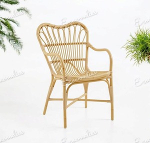 เก้าอี้รับประทานอาหารหวายไม้ไผ่หรูหราแบบโบราณสำหรับห้องรับประทานอาหารร้านอาหารคาเฟ่โรงแรมเฟอร์นิเจอร์หวายทออย่างยอดเยี่ยมและเรียบง่าย - Product Image 4