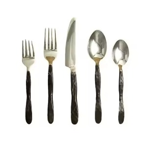 ชุดเครื่องใช้บนโต๊ะอาหารทำจากโลหะมีพื้นผิวมีสไตล์มีดส้อมมีดสแตนเลสสำหรับรับประทานอาหารและเป็นของขวัญ - Product Image 3