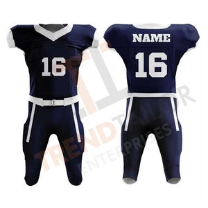 Uniformes de Fútbol Americano Transpirables al por Mayor de Fábrica, Ropa Juvenil Personalizada por Sublimación - Product Image 6