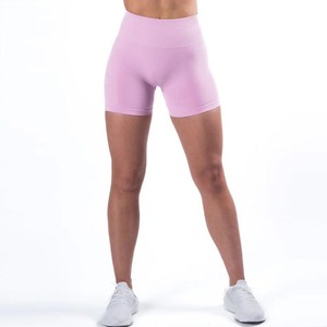 Pantalones cortos de yoga para gimnasio sin costuras para levantamiento de botín anticelulítico de cintura alta profesional para mujer más vendidos - Product Image 3