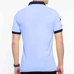 เสื้อถักโพลีเอสเตอร์สำหรับผู้ชายเสื้อระบายอากาศได้น้ำหนักเบามีความยืดหยุ่นพอดีกับกีฬา - Product Image 6