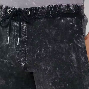 กางเกงขาสั้นเปล่าจํานวนมากแบบกําหนดเองกางเกงขาสั้นล้างกรดที่ด้อยยากแบบวินเทจผ้าฝ้ายเทอร์รี่ฝรั่งเศสกางเกงขาสั้นล้างกรดวินเทจ - Product Image 3