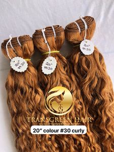 100% ต่อผมมิงค์จากกัมพูชาขนมิงค์อินเดียสีหยิก20 'สี #30จากร้านส่งออก