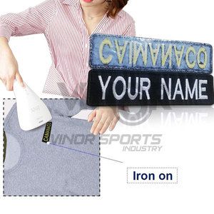 Cintas de nombre bordadas personalizadas, tela de sarga, parches personalizados en forma de corazón para equipos tácticos, chaquetas, uniformes, mochilas, sombreros - Product Image 6