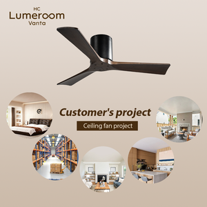 USA In Stock 42 Inch <b>Ceiling</b> <b>Fan</b> No Light Solid Wood Blades Quiet DC Motor <b>Remote</b> <b>Control</b> for Bedroom Living Room - Product Image 4