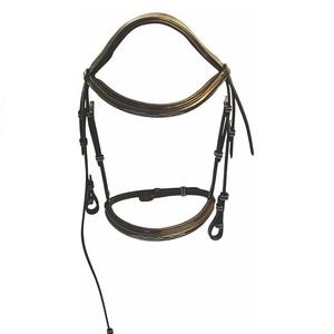 Bride en cuir de cheval de qualité supérieure en cuir véritable marron FABRICANT de bride de cheval de bonne qualité - Product Image 1