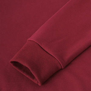 Nouveau haute qualité uni blanc uni teint uni coupe régulière col rond sport hommes sweat automne OEM Service - Product Image 6