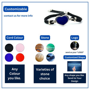 Pulsera de Plata 925 con Cristal en Forma de Corazón y Cordón de Madreperla Rosa, Elegantes Brazaletes para Mujer |   OEM - Product Image 6