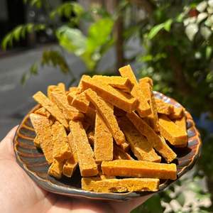 Bâtonnets de curcuma confits de qualité supérieure, bandes de curcuma naturelles, collation sucrée - Product Image 4
