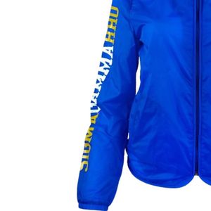 Sigma แกมมา Rho sgrho เสื้อแจ็กเก็ตแบบเบาสีฟ้าพระ100โพลีเอสเตอร์แขนเสื้อเย็บปะพิมพ์ลายเสื้อกันลมเครื่องแต่งกายสำหรับชมรม - Product Image 4