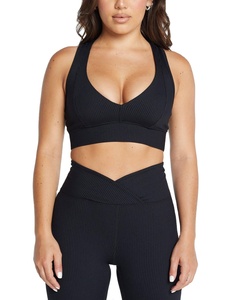 High Support Seamless Backless Crop Sports <b>Bra</b> with Adjustable <b>Straps</b> for Women casual 2026 - Product Image 6