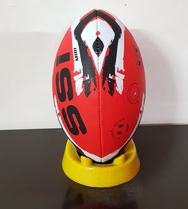 Pelota de rugby Midi de marca personalizada totalmente cosida a mano con agarre de larga duración y con vejiga para uso profesional - Product Image 2