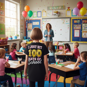 Maglietta per il 100° giorno di scuola: Softball, Gelato, Festa del 100° giorno di scuola con una divertente maglietta promozionale - Product Image 3