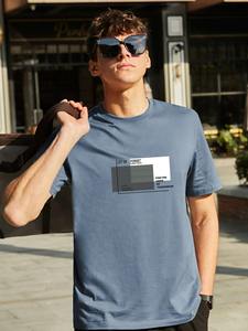 Camisetas extragrandes transpirables de 220 Gsm para hombre del fabricante, ropa de calle de algodón lisa en blanco de calidad Premium, tela de punto - Product Image 3