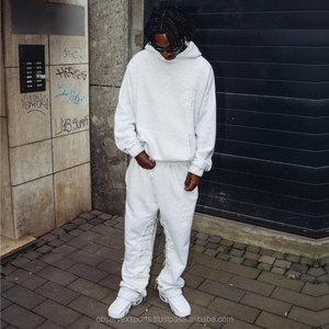 ชุดวอร์มมีฮู้ดคุณภาพสูงสำหรับฤดูหนาว แบบยูนิเซ็กซ์ ซิปหน้า ทรงปกติ ผ้าฝ้ายหนานุ่ม ระบายอากาศ แห้งเร็ว เหมาะสำหรับวิ่งจ๊อกกิ้ง - Product Image 5