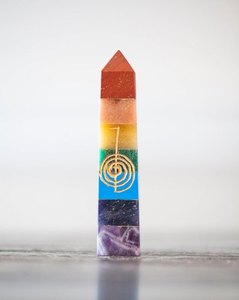 Vente en gros Obélisque collé de meilleure qualité Agate polie haute pierre naturelle cristal Point de tour pierre semi-précieuse artisanat - Product Image 6