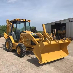 Para CAT 416 420F 430 4x4 Rueda 20 Ton Multipropósito Usado Retroexcavadora JCB 3CX 4CX Venta de excavadora con componente de motor central - Product Image 1
