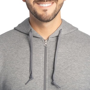 Sudadera con capucha pesada para hombre con cremallera extraíble y manga larga Sudadera de secado rápido Cómoda y elegante - Product Image 3