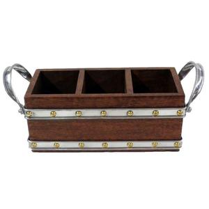 Portador de Caddy de botellas de cerveza de madera con asa y abridor Caddy diseño personalizado sirviendo Caddy fabricante al por mayor proveedor - Product Image 5