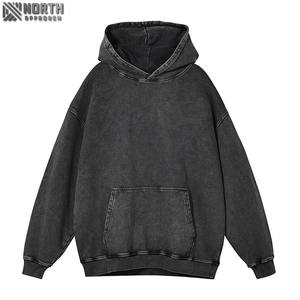 Sudadera Lisa de Invierno 100% Algodón, Estilo Urbano, Corte Regular, Personalizable, Sin Cordones, Premium, Vintage, Transpirable, de Secado Rápido, con Bolsillo - Product Image 3