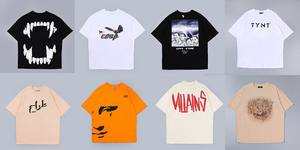 Ropa de calle personalizada de calidad de lujo para hombre Camiseta de Color sólido 100% algodón de gran tamaño cuentagotas hombro tejido ecológico - Product Image 4