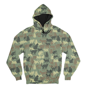 Camouflage <b>Cat</b> Print Hoodie Animal Pattern With New Style Unisex Hoodie Soft Fleece Pullover Casual Streetwear for Men Women - Product Image 1