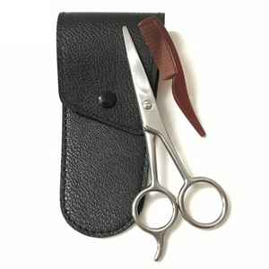 Ensemble de ciseaux de barbier classiques de 6 pouces, lames en acier inoxydable, pointe droite et arrondie, pour droitiers, SEVMEK SURGICAL SS-BB-221, petit modèle - Product Image 1