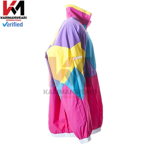 Conjunto Deportivo Retro para Hombre, Chaqueta y Pantalones Deportivos Cortavientos, Estilo Hip Hop, Ligero - Product Image 4