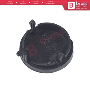 Plaque de cache-vis de poignée de porte intérieure avant BDP1142 noire 1550177 pour Fiesta 2008-2012 - Product Image 2