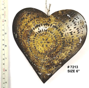 ของขวัญคริสต์มาสต้นคริสต์มาสแบบแขวนโลหะรูปหัวใจสำหรับแขวน - Product Image 4