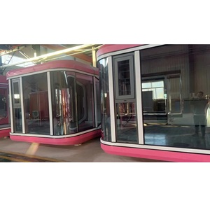 บ้านเคลื่อนที่ขนาดเล็กสไตล์จีนห้องโดยสารดวงดาว RV พร้อมห้องภูมิทัศน์บนท้องฟ้าอัจฉริยะสำหรับที่พักที่ตั้งแคมป์