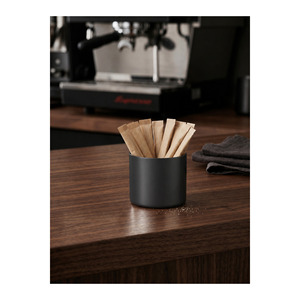 Sucrier en métal anthracite de 7 cm x 6 cm, type sur pied, vaisselle pour café et restaurant, récipient à sucre - Product Image 2