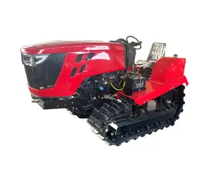 Hochwertiger Land maschinen traktor 80 PS Traktor Gummi ketten traktor