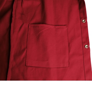 แจ็กเก็ตและหมวกงานเชื่อมหนังวัวแบบแยกสำหรับผู้ชายทนทานต่อเปลวไฟเสื้อแจ็กเก็ตนิรภัยสำหรับช่างเชื่อมหลังเปิดทนทาน - Product Image 4