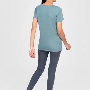 T-shirt à manches courtes pour femmes de qualité supérieure de BD Factory Personnalisable Design tendance écologique 91% Polyester 9% Spandex - Product Image 3