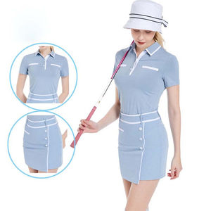 Ensemble de golf pour femmes de la meilleure qualité, logo personnalisé imprimé sur le maillot, séchage rapide, anti-rides, compression, anti-boulochage, caractéristiques pour le golf en plein air - Product Image 6