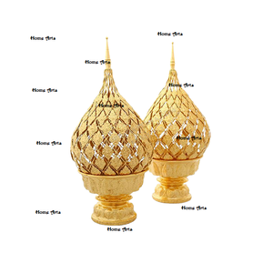 Quemador Bakhoor pulido de oro de mármol de diseñador con soporte de diseñador Mabkhar Quemador de incienso de forma cuadrada de tamaño personalizado - Product Image 5