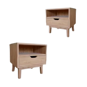 CHEVET 1 TIROIR BOIS DE TECK MASSIF FABRIQUÉ EN INDONÉSIE - Product Image 5