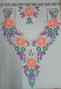 แผ่นปะติดปกเสื้อปักเลื่อมเก๋ไก๋สำหรับชุดแฟชั่นสไตล์ชนเผ่าเดรสยาวของ Kurti และสิ่งทอในบ้าน - Product Image 2